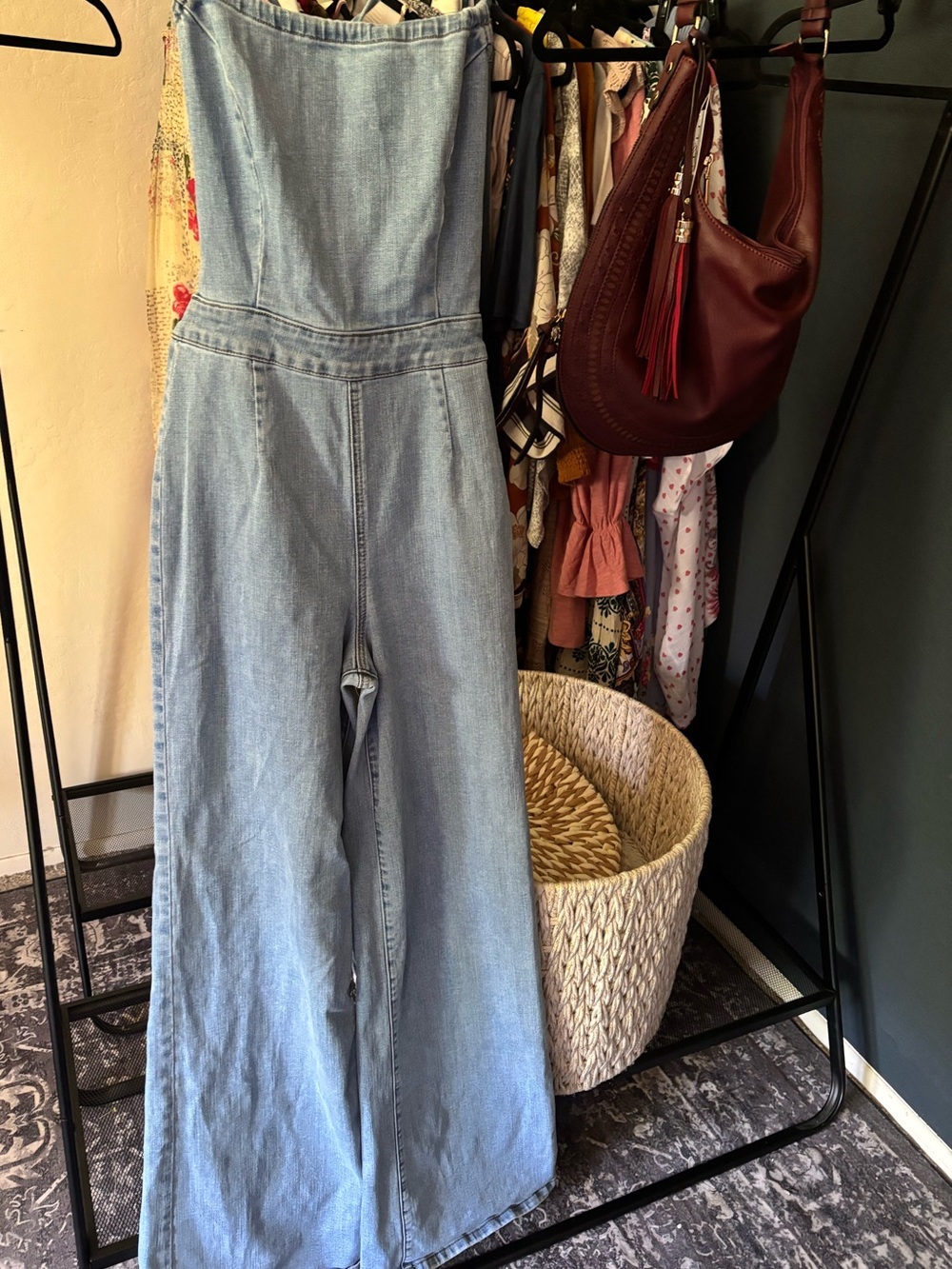 Good American Vacay Palazzo Jumpsuit - Picture 5 of 6